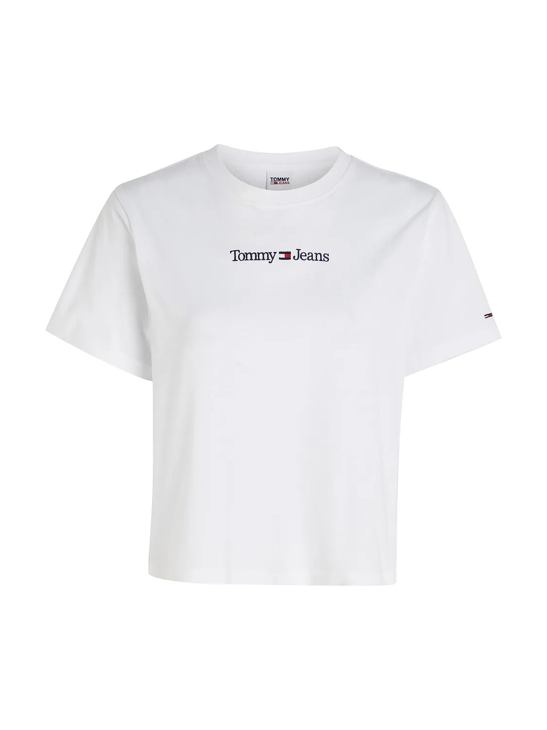 Tommy Jeans Serif Linear Tee T-Shirt Damen Baumwolle