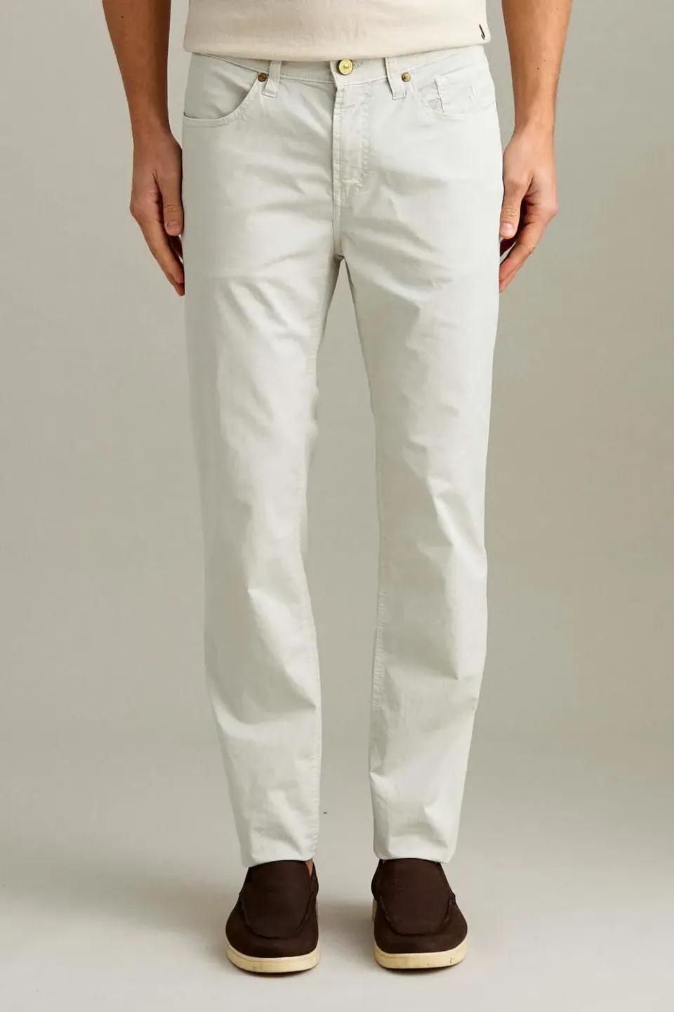 Jeckerson Jordan Slim Fit Herrenhose grau Ice elastisch