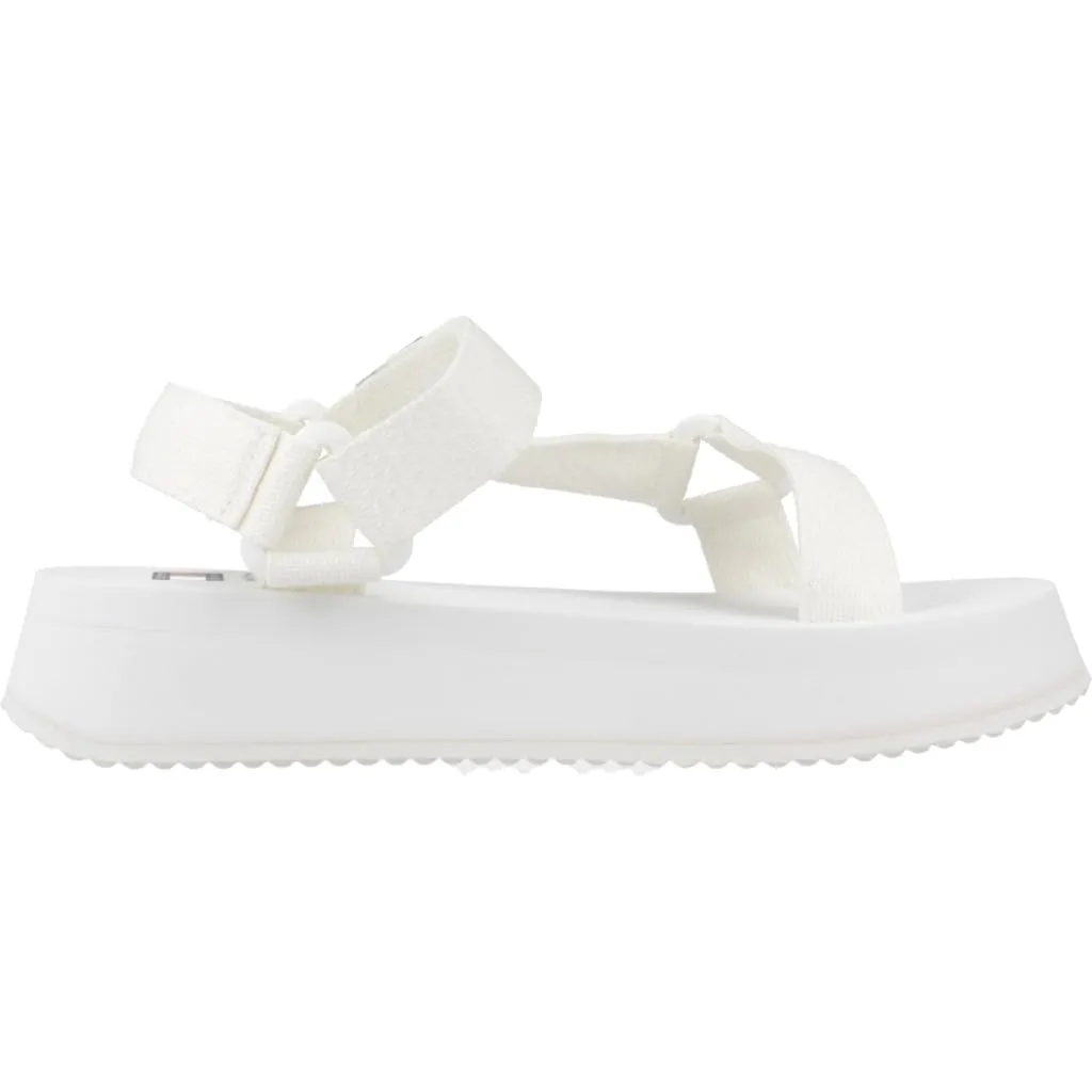 Tommy Jeans Eva Sandalen Damen Sommerschuhe weiß