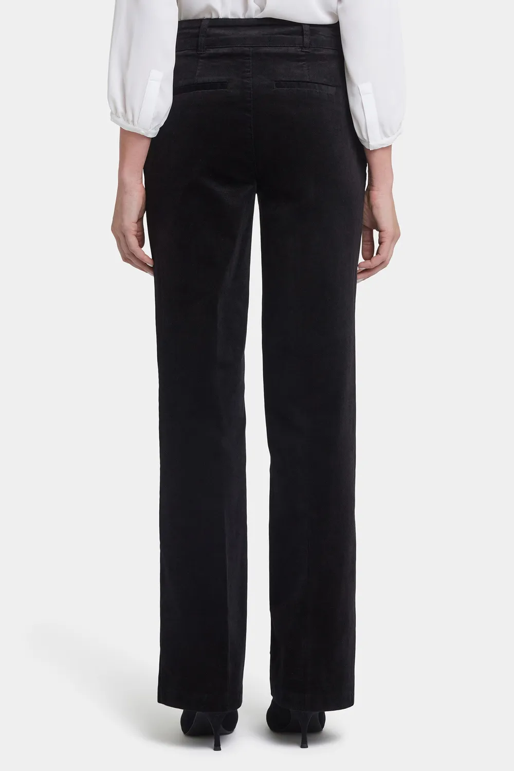 NYDJ Straight Leg Trouser Hose Schwarz figurformend