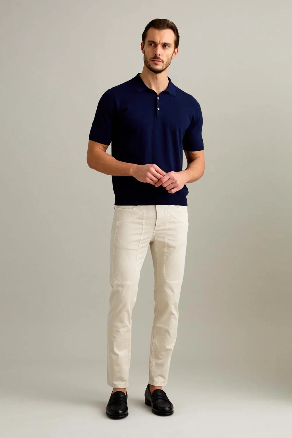 Jeckerson James Toppa Skinny Hose hellbeige