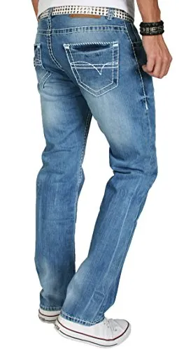 Alessandro Salvarini AS006 Jeans Ice-Blue Regular Straight