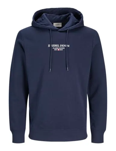 JJ Rebel Jrebjeans Rebel Print Sweat Hood Sky Captain M