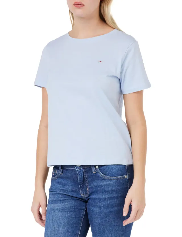 Tommy Jeans Tjw Soft Jersey Tee T-Shirt Blau XS