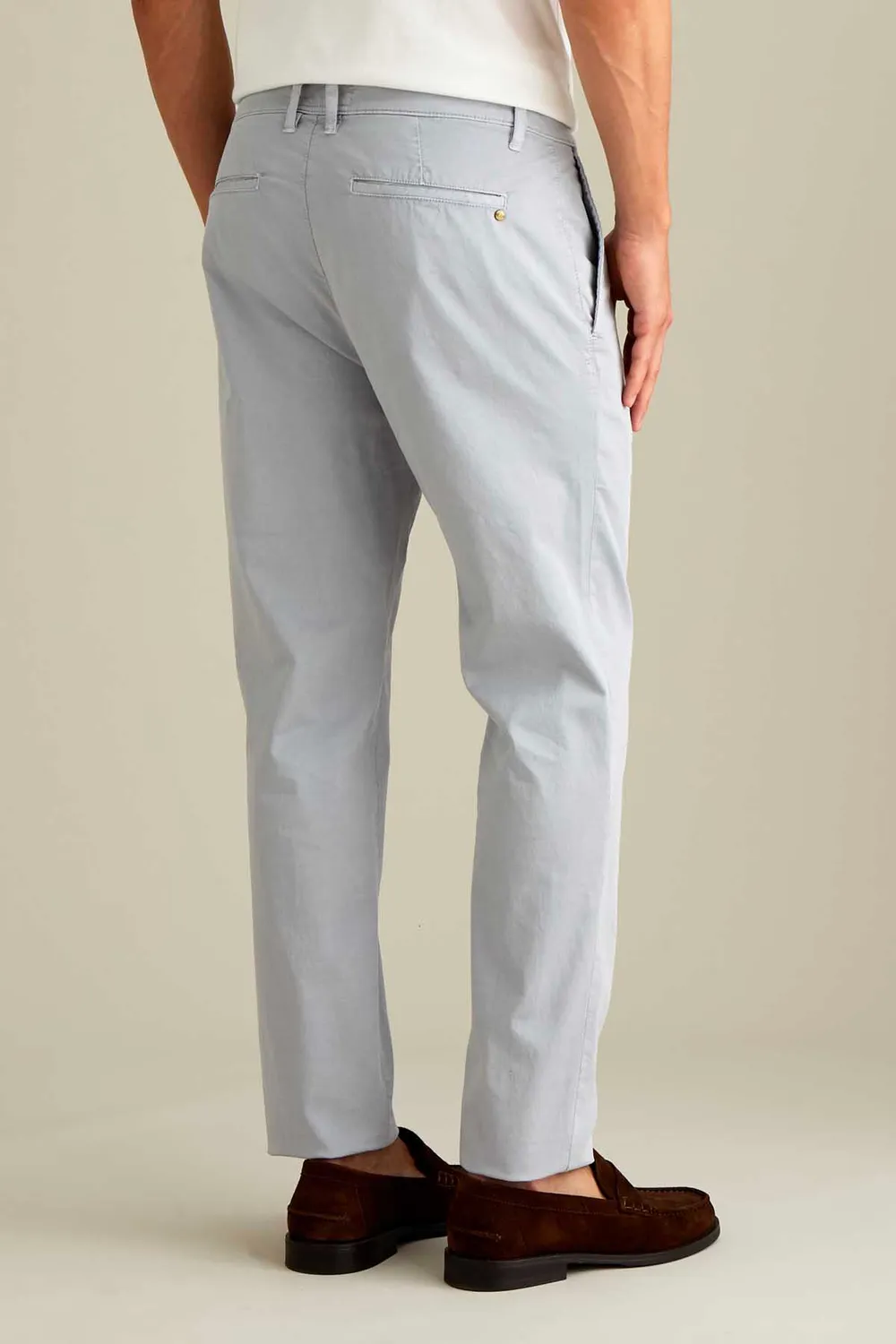 Jeckerson Jack Chino Herren Zementgrau Slim Fit