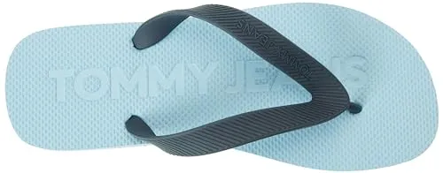 Tommy Jeans Herren Flip Flops Blau 42