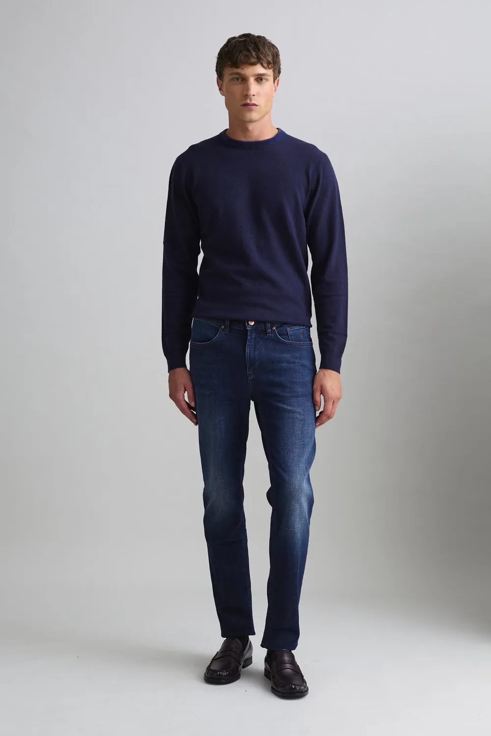 Jeckerson Jordan Slim Fit Jeans dunkelblau Indigo-Denim