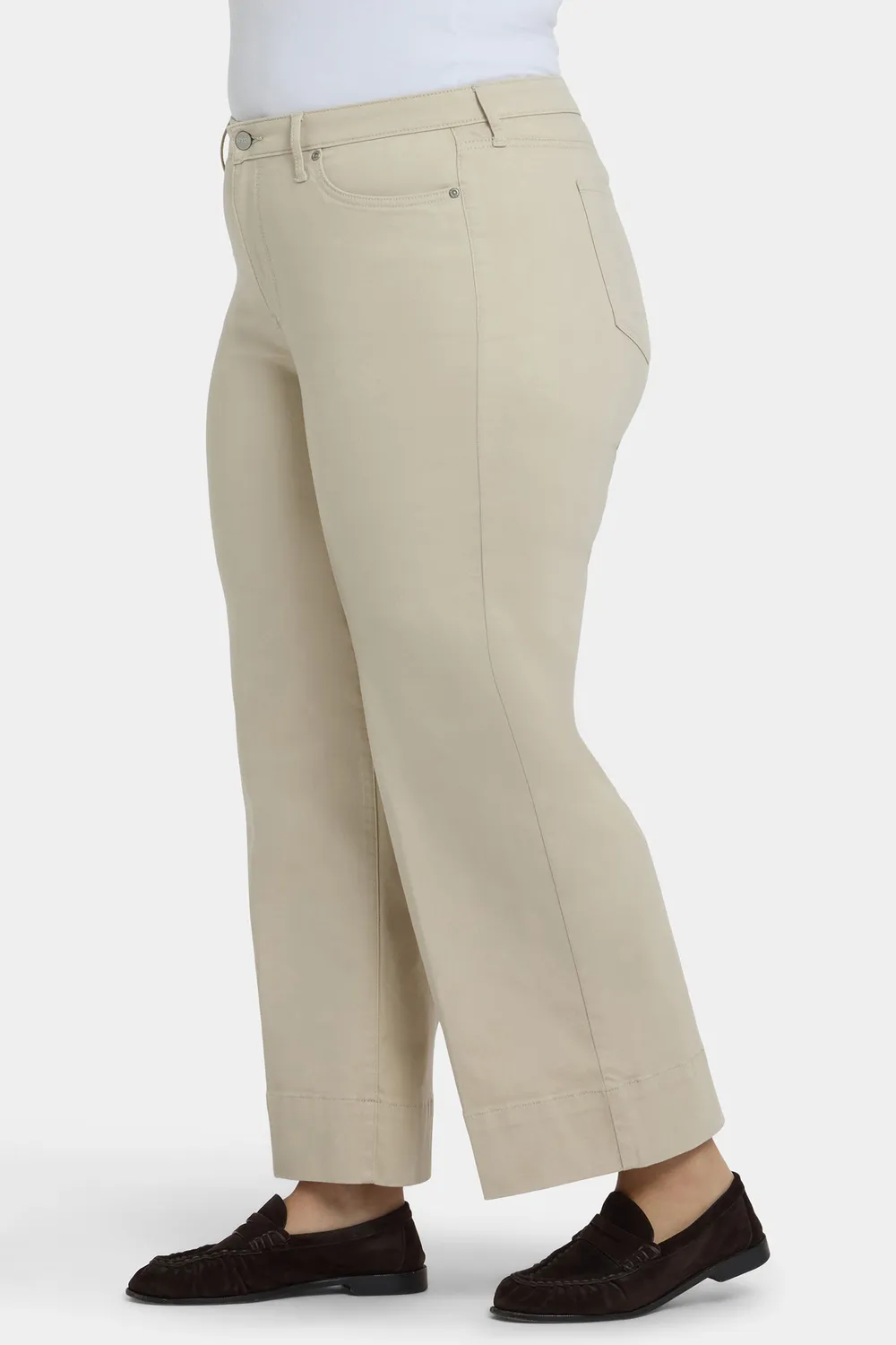 NYDJ Teresa Wide Leg Ankle Jeans Feather Stretch
