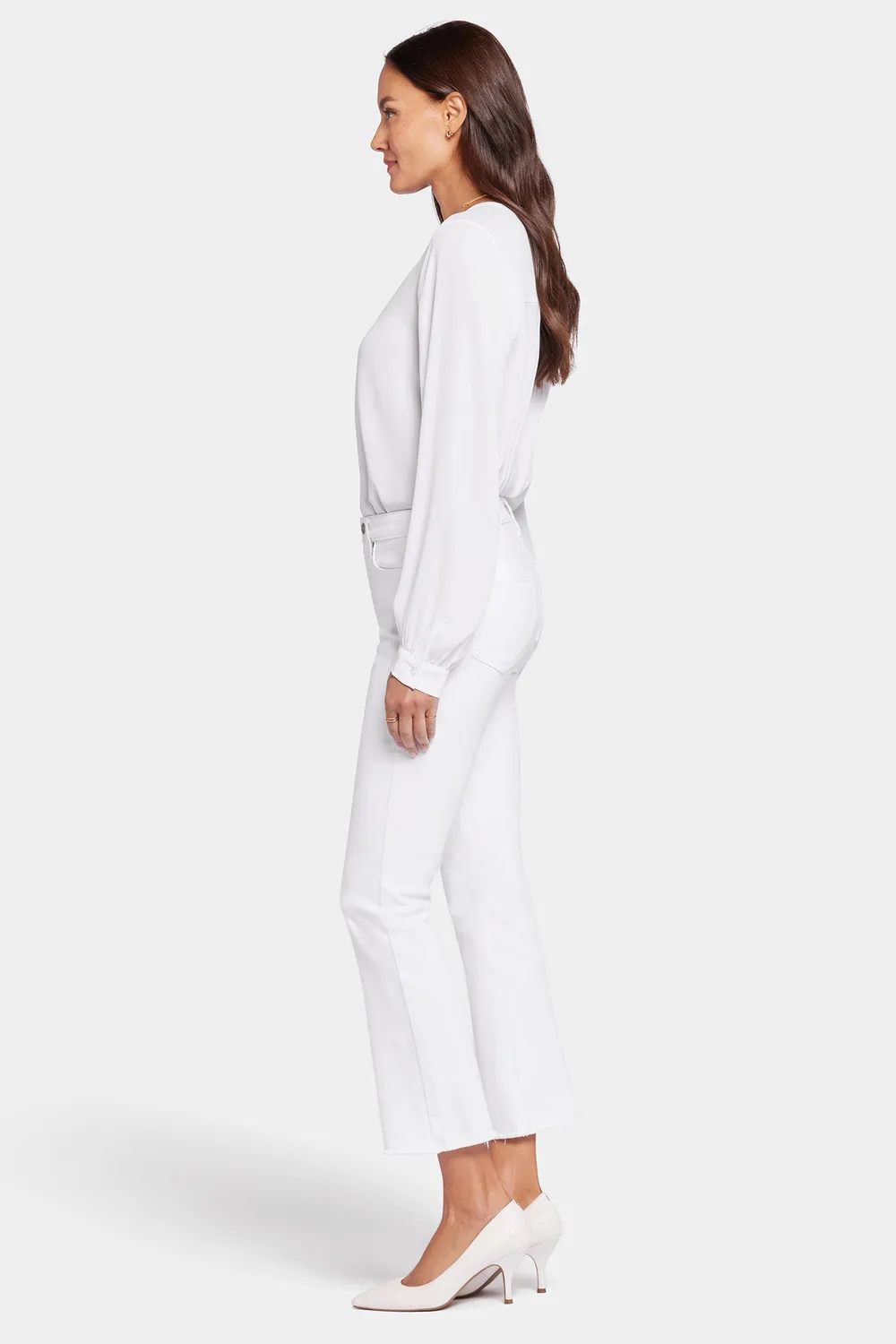NYDJ Billie Mini Bootcut Jeans Optic White