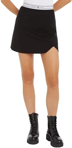 Tommy Jeans Logo Taping Mini Rock Schwarz