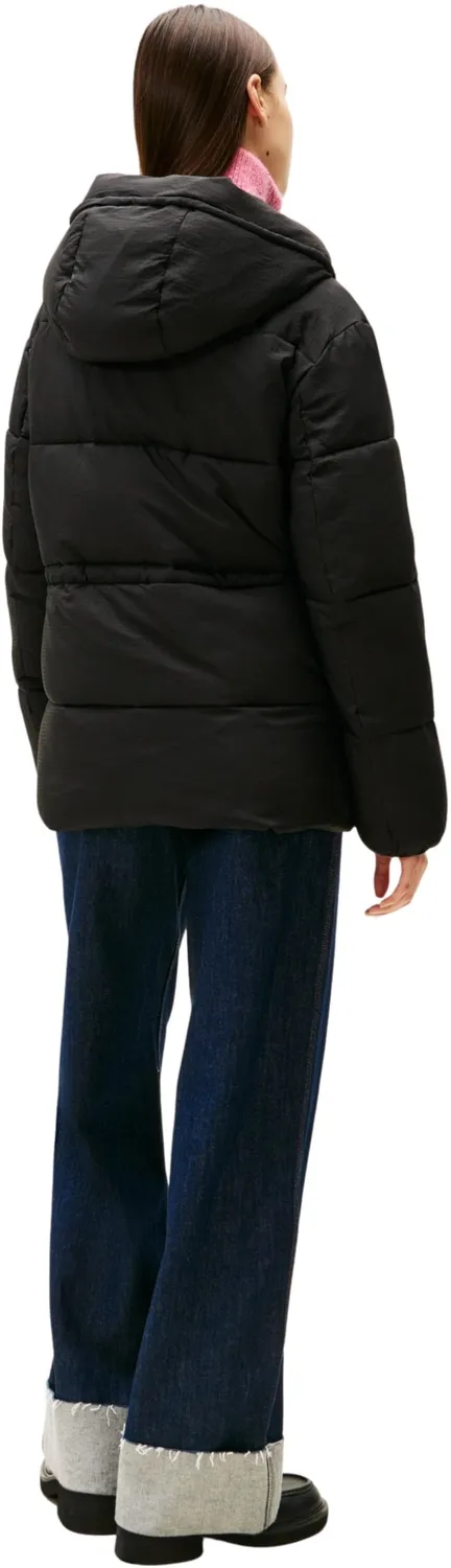 Tommy Jeans Midi Pufferjacke Damen mit Kapuze gesteppt