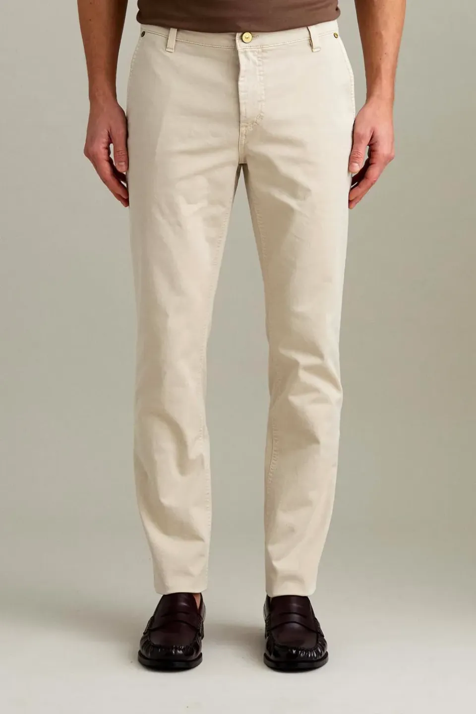 Jeckerson Julius Chino Hose Hellbeige Slim Fit