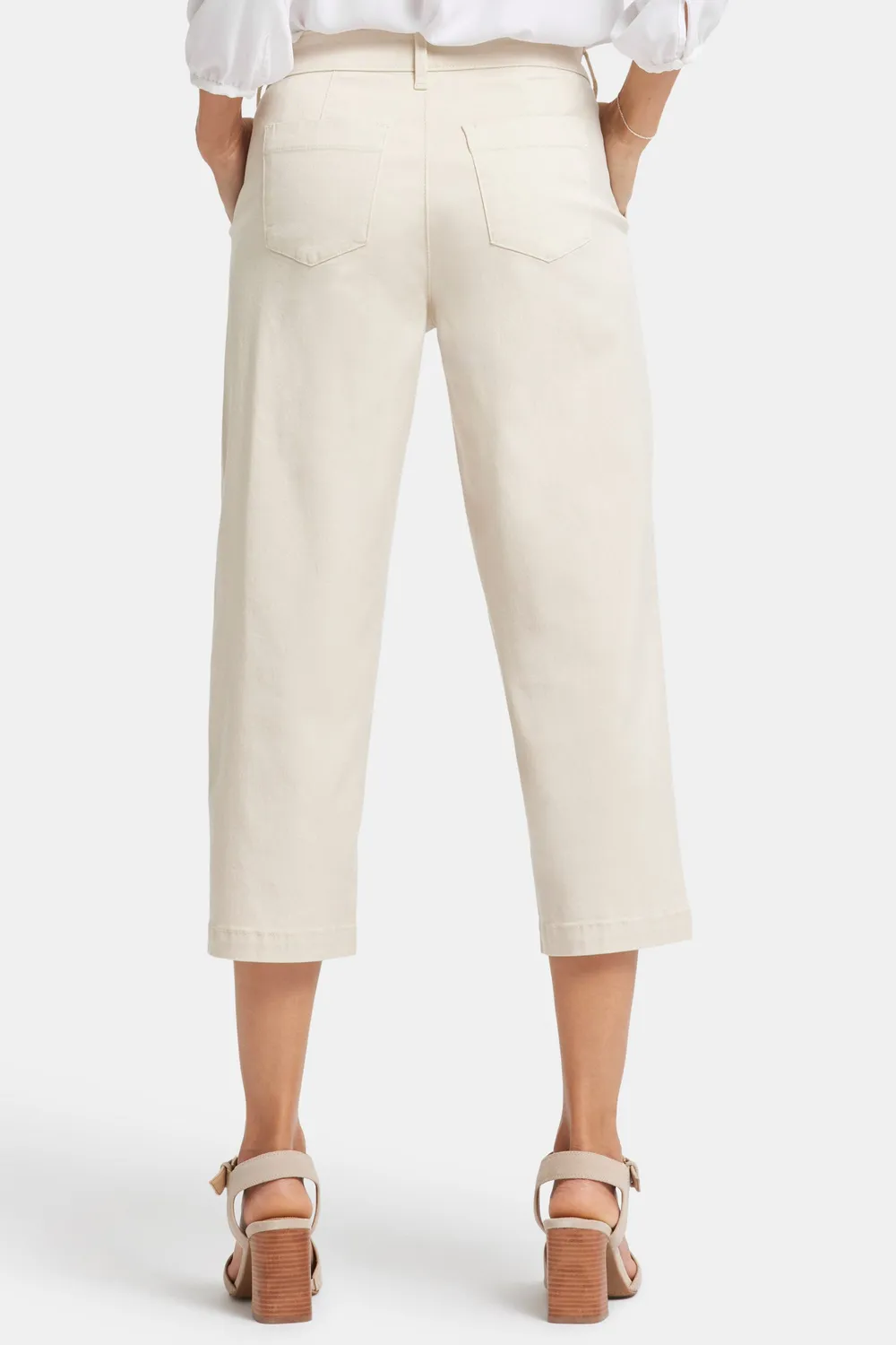 NYDJ Utility Hose White Creek Stretch Twill Cropped