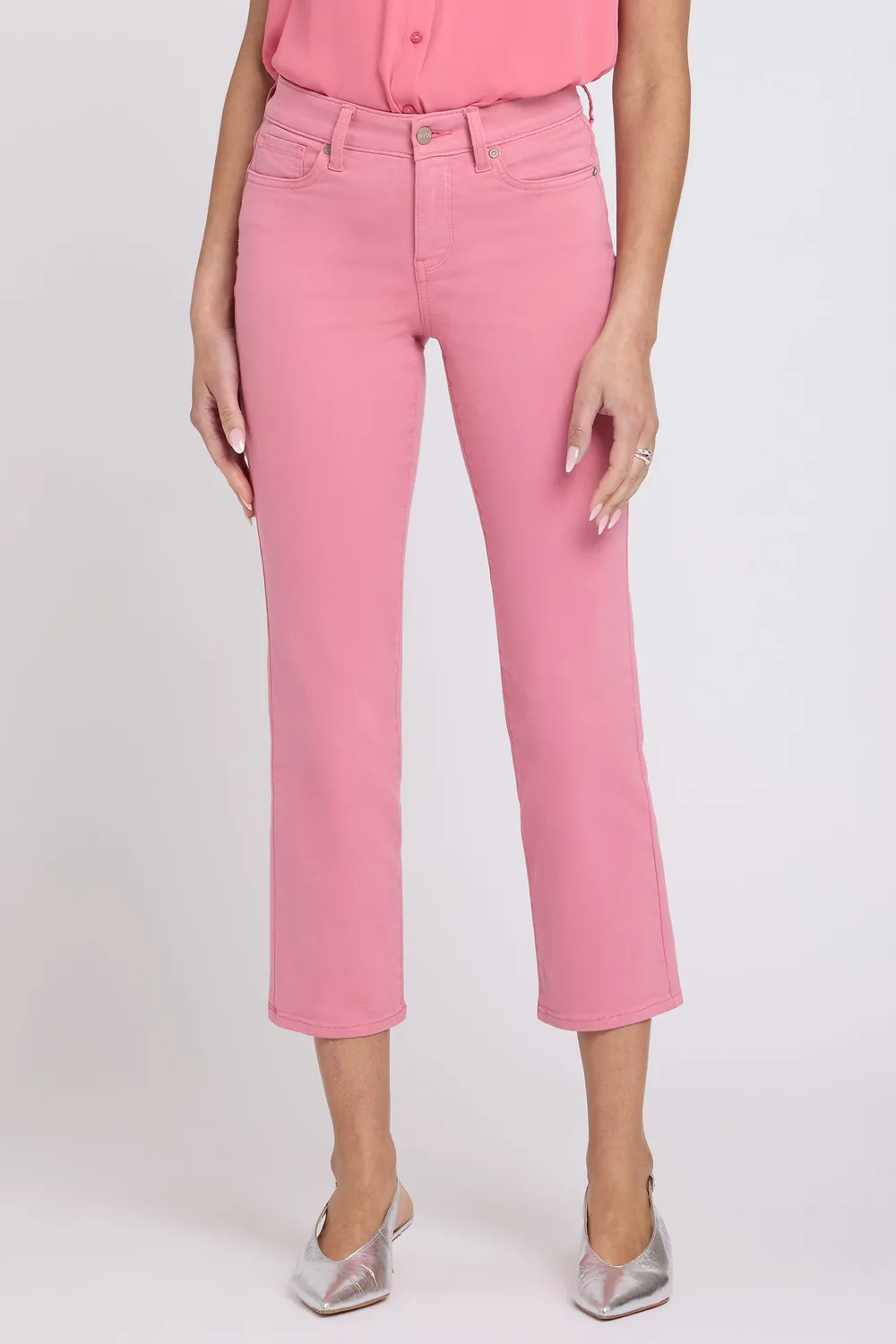 NYDJ Marilyn Straight Ankle-Jeans Desert Rose