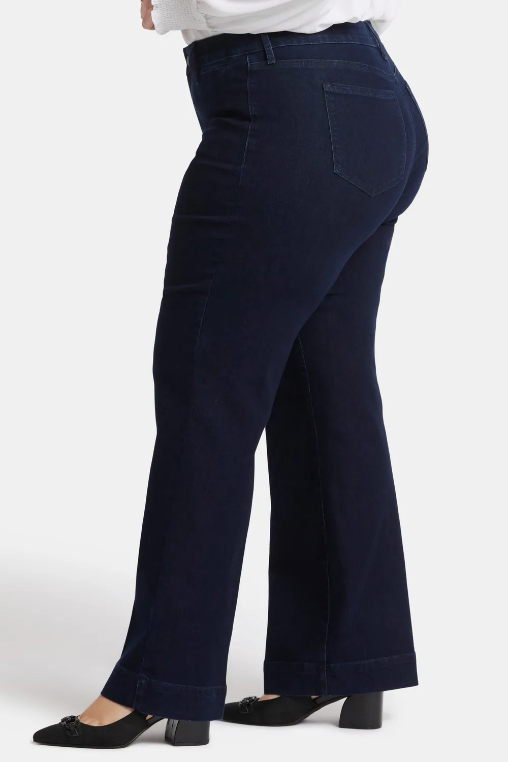 NYDJ Teresa Trouser Jeans Plus Dark Enzyme weit