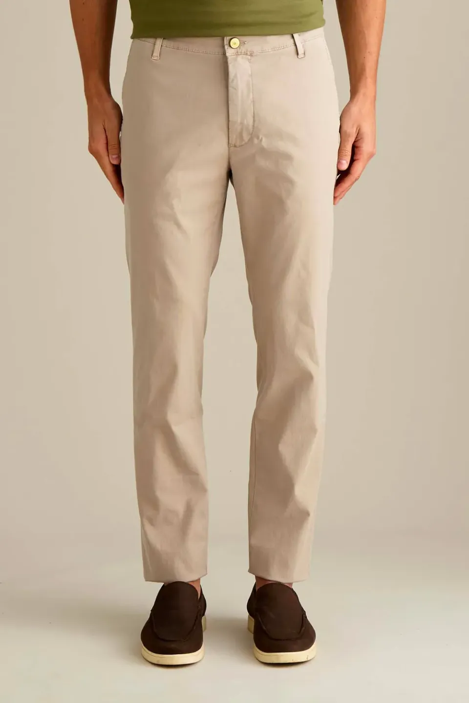 Jeckerson Jack Chino Hose Beige Slim Fit