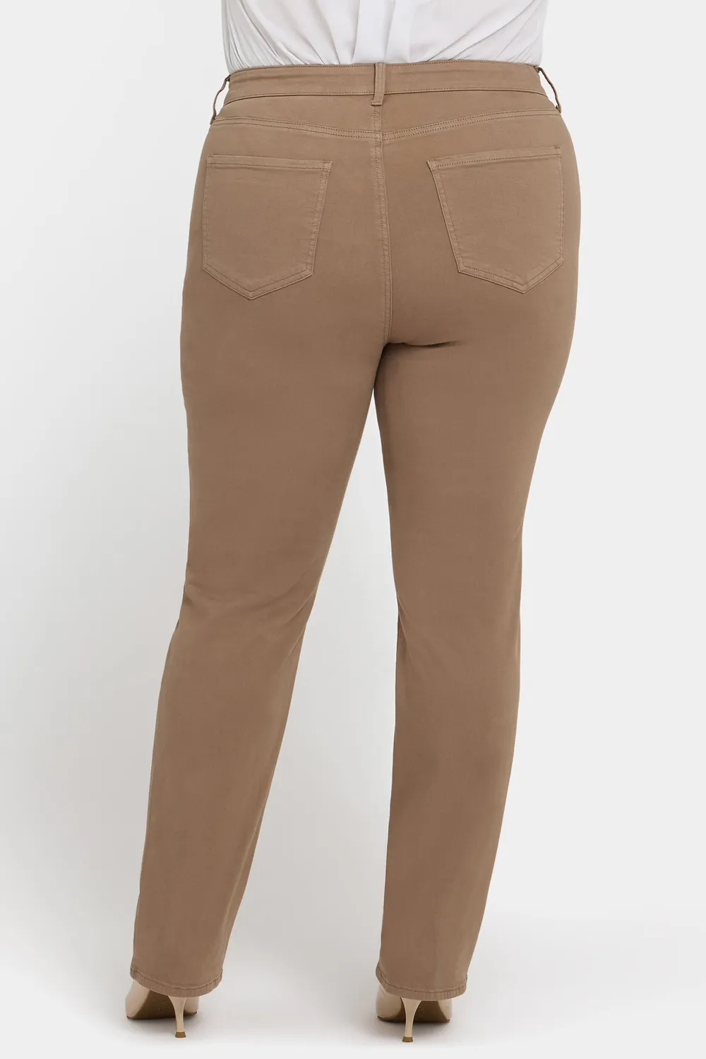 NYDJ Marilyn Straight Plus Jeans Elmwood