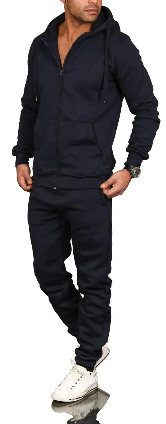 Alessandro Salvarini AS071 Herren Trainingsanzug Sportanzug
