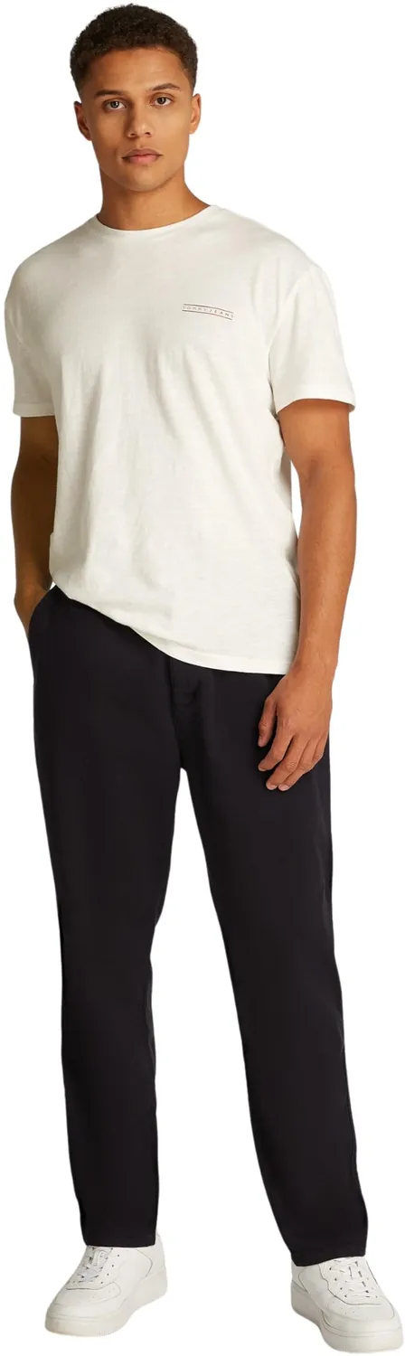 Tommy Jeans Isaac Twill Wide Leg Stoffhose Herren beige