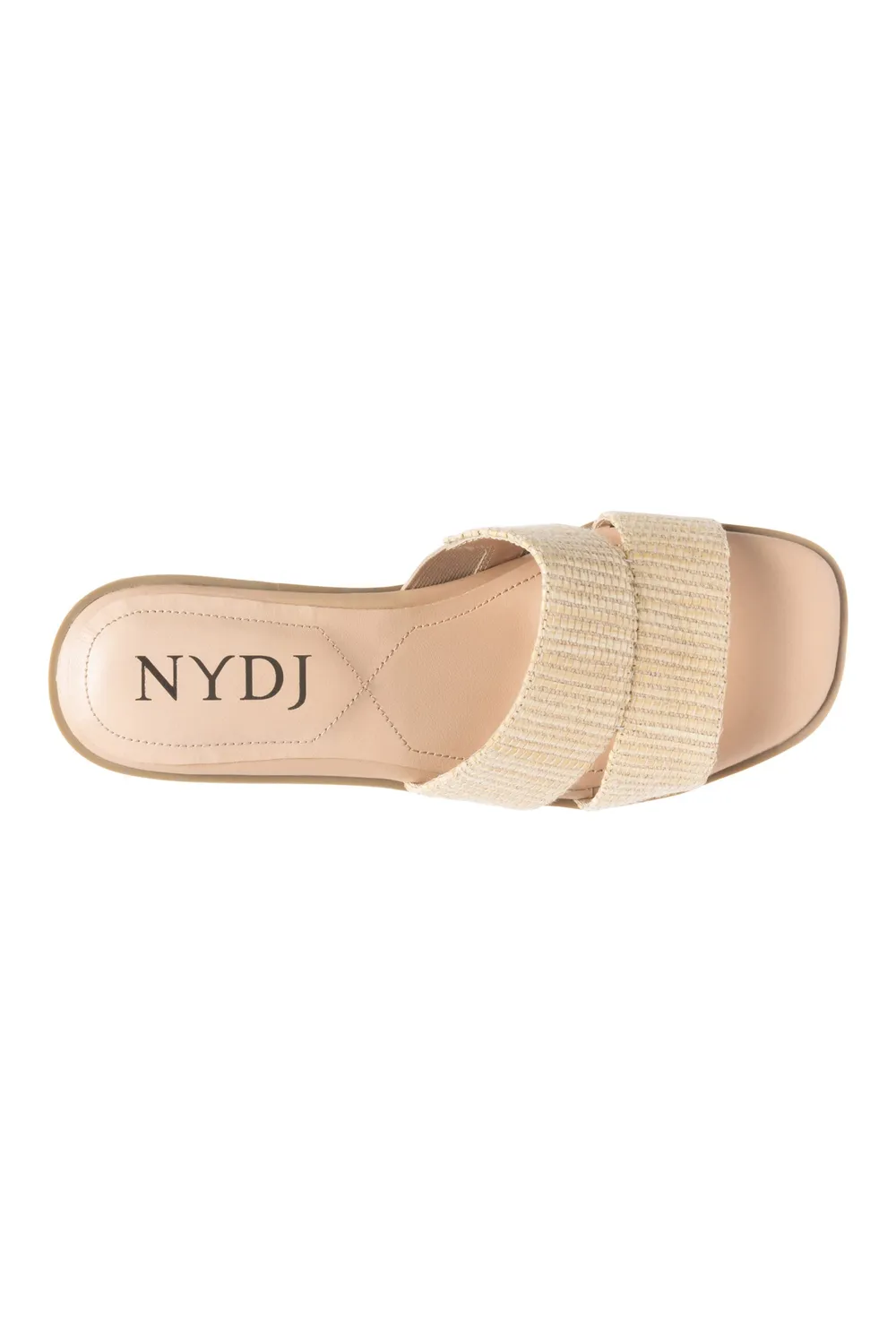 NYDJ Raizy Keilsandalen Ecru Plateau bequem