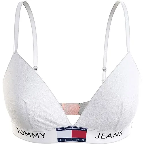Tommy Jeans Triangel BH Padded Stretch weiß Gr L
