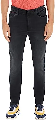Tommy Jeans Simon Skny Jeans 36W/34L schwarzer Denim