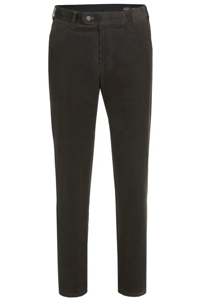 Aubi 526 Cordhose Herren Stretch Rost