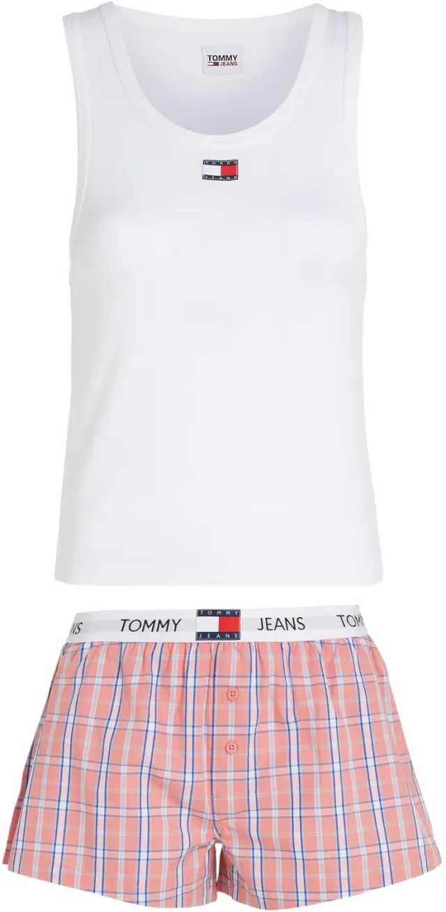Tommy Jeans Pyjama-Set Damen Tank & Short Kurz XS Baumwolle