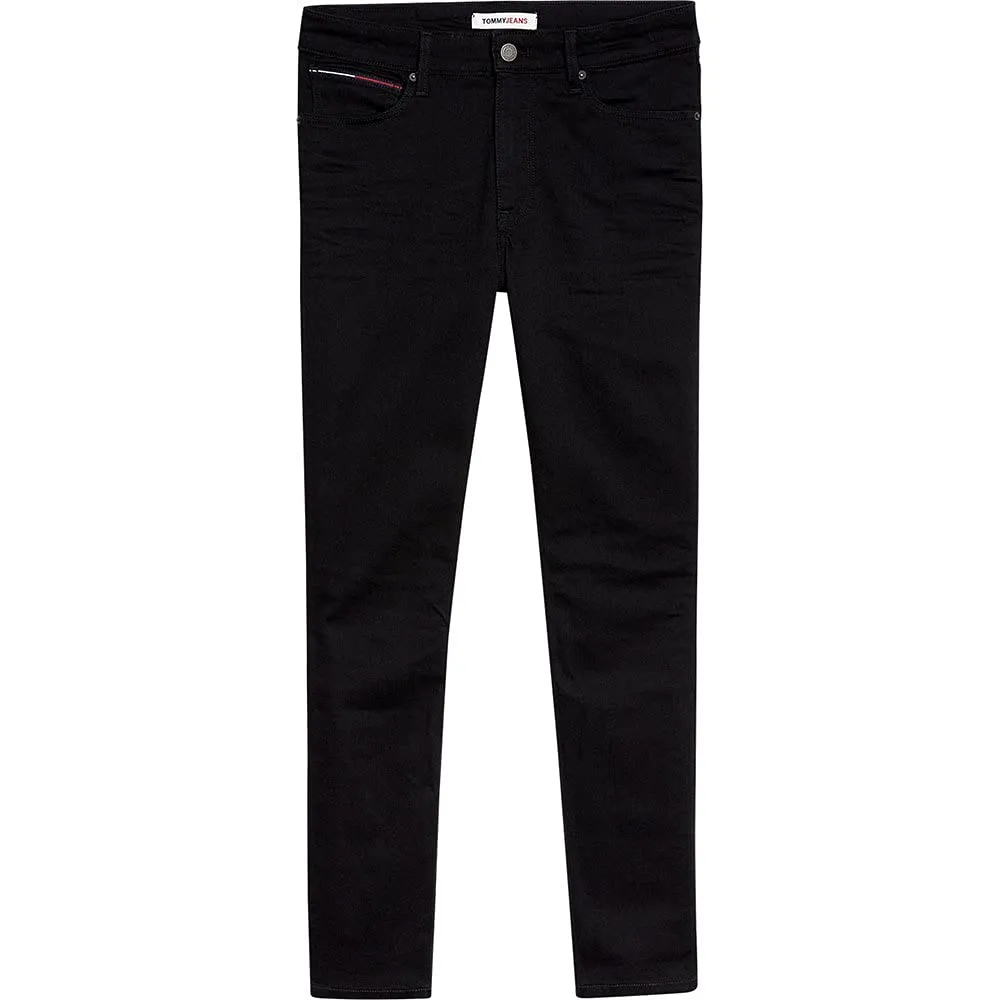 Tommy Jeans Simon Herren Jeans Skinny Schwarz 27W/34L Stretch