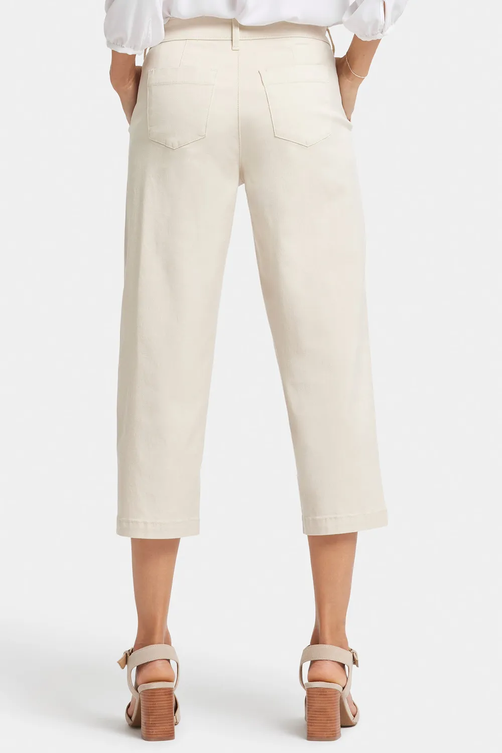 NYDJ Utility Petite Hose White Creek cropped relaxed