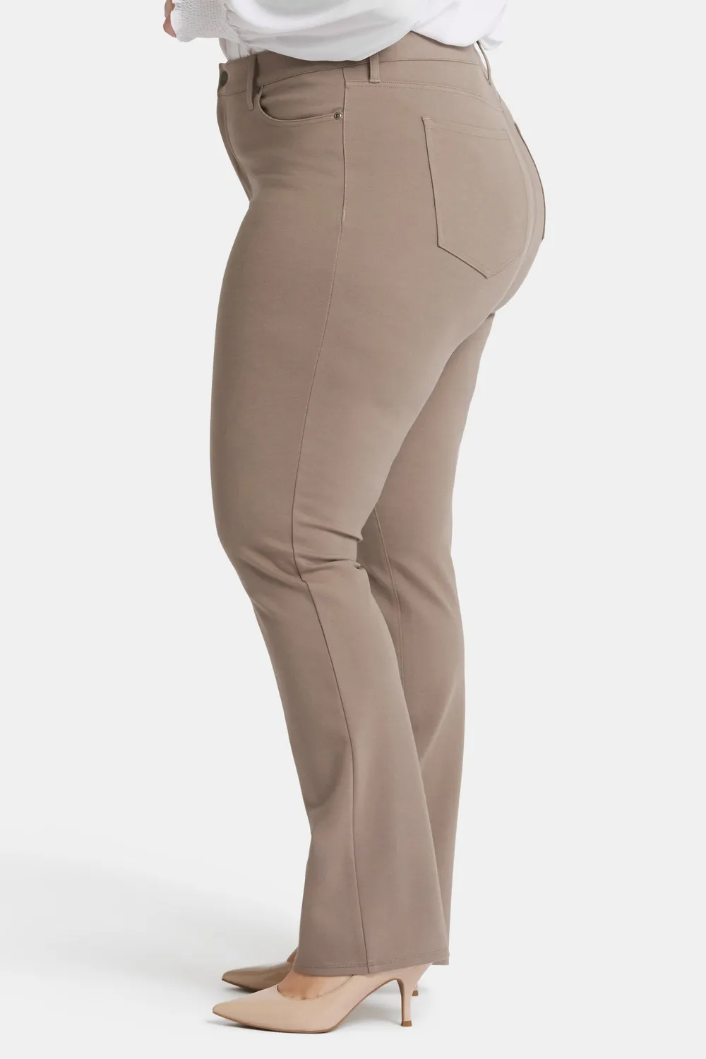 NYDJ Marilyn Straight Hose Plus Size Saddlewood