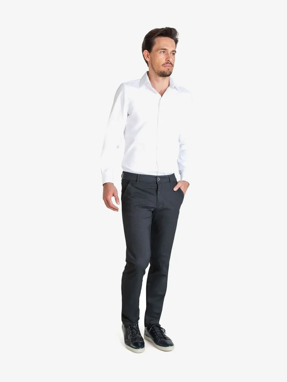 Club of Comfort Garvey 6910 Chino anthrazit Wool-Look
