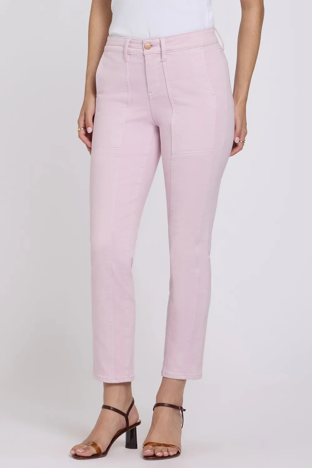 NYDJ Margot Girlfriend Jeans Light Lilac locker