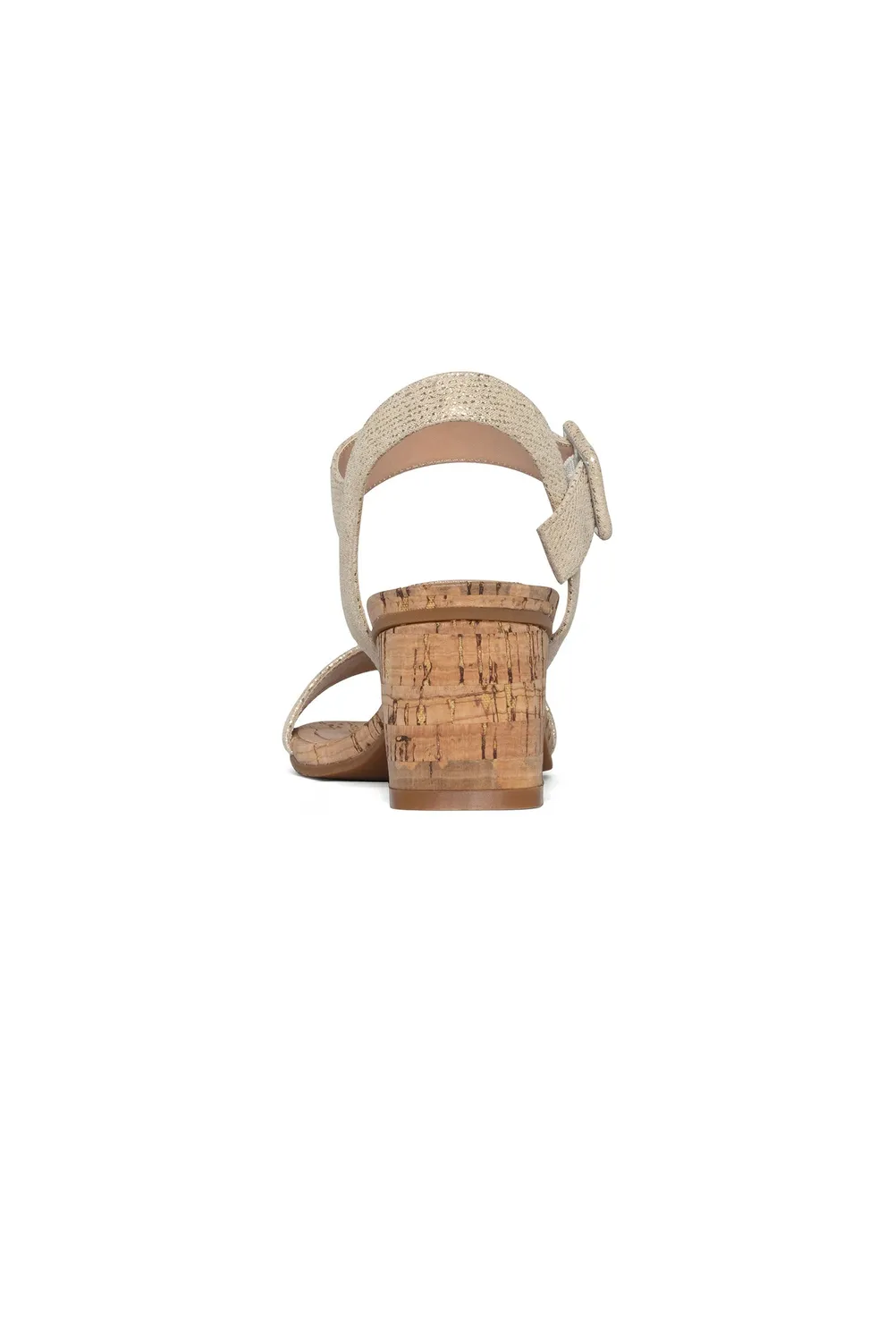 NYDJ Gaiana Sandalen Gold Blockabsatz 38-42