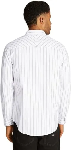 Tommy Jeans Oxford Stripe Hemd Herren S