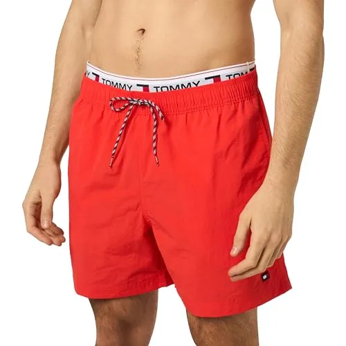 Tommy Jeans Medium Drawstring Badehose Herren mittellang