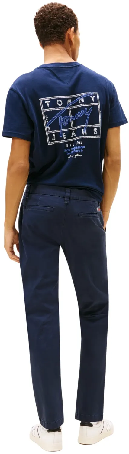Tommy Jeans Scanton Herren Chino 32W/32L Baumwoll-Twill Schwarz