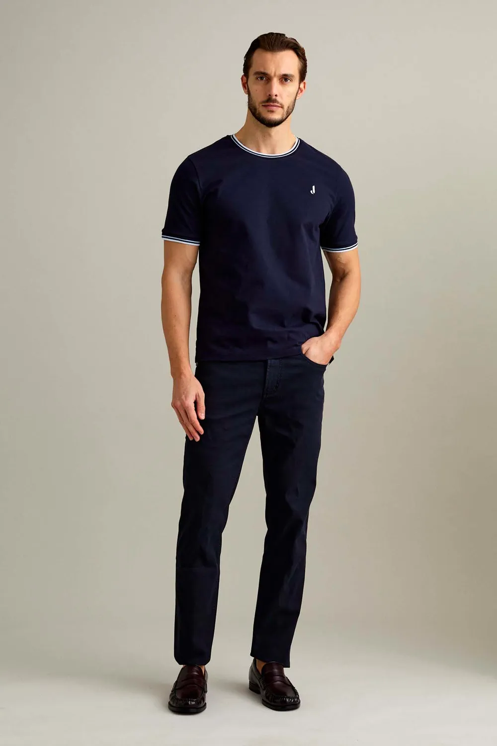 Jeckerson Jordan Hose Herren Dunkelblau Slim Fit