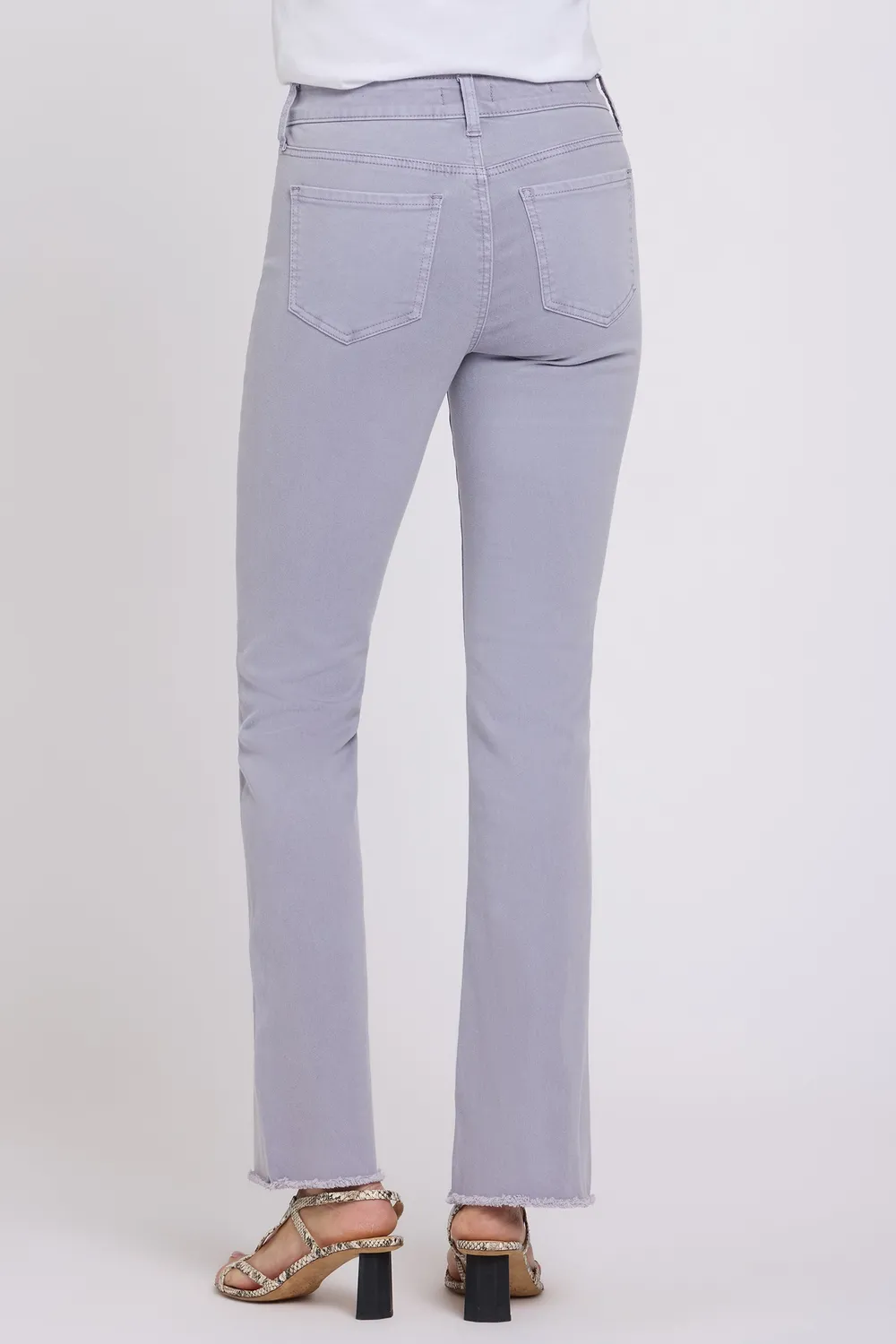 NYDJ Barbara Bootcut Jeans Vintage Lavender Mid Rise