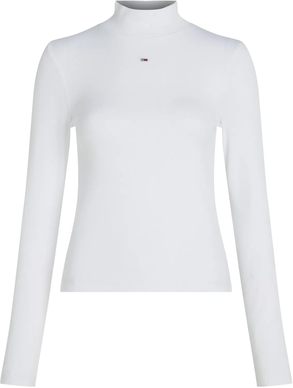 Tommy Jeans Essential Damen Langarmshirt Mock-Kragen