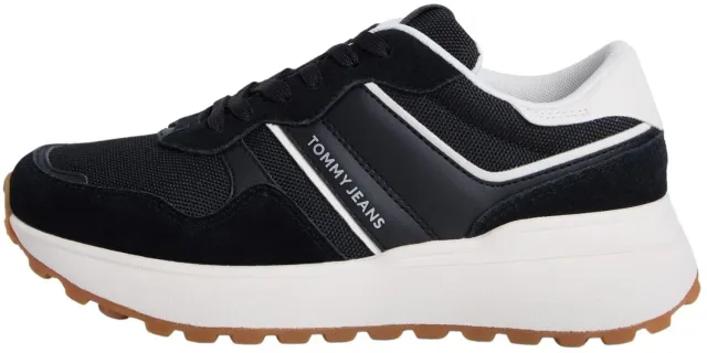 Tommy Jeans Runner Damen Sneaker 42 Schwarz Low Top