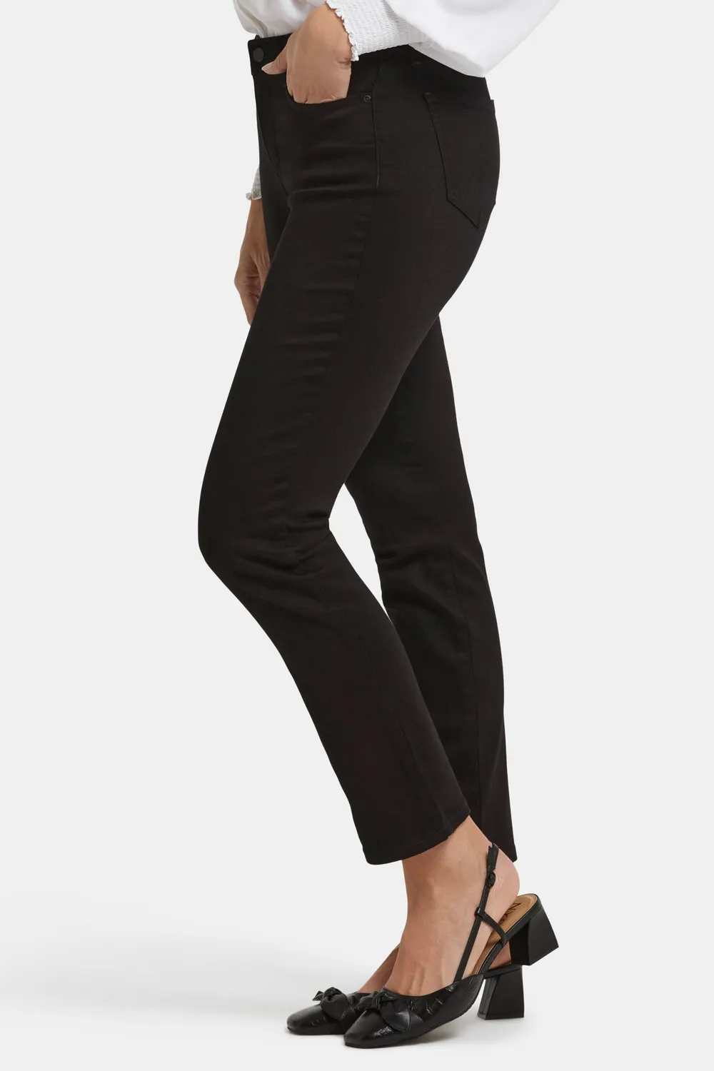 NYDJ Sheri Slim Schwarz Slim-Fit Jeans