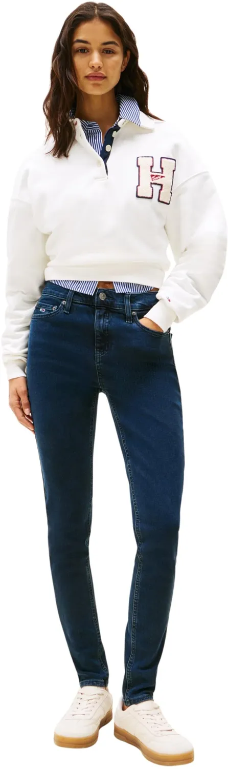 Tommy Jeans Nora Skinny Fit Jeans 27W/32L Blau Stretch-Denim