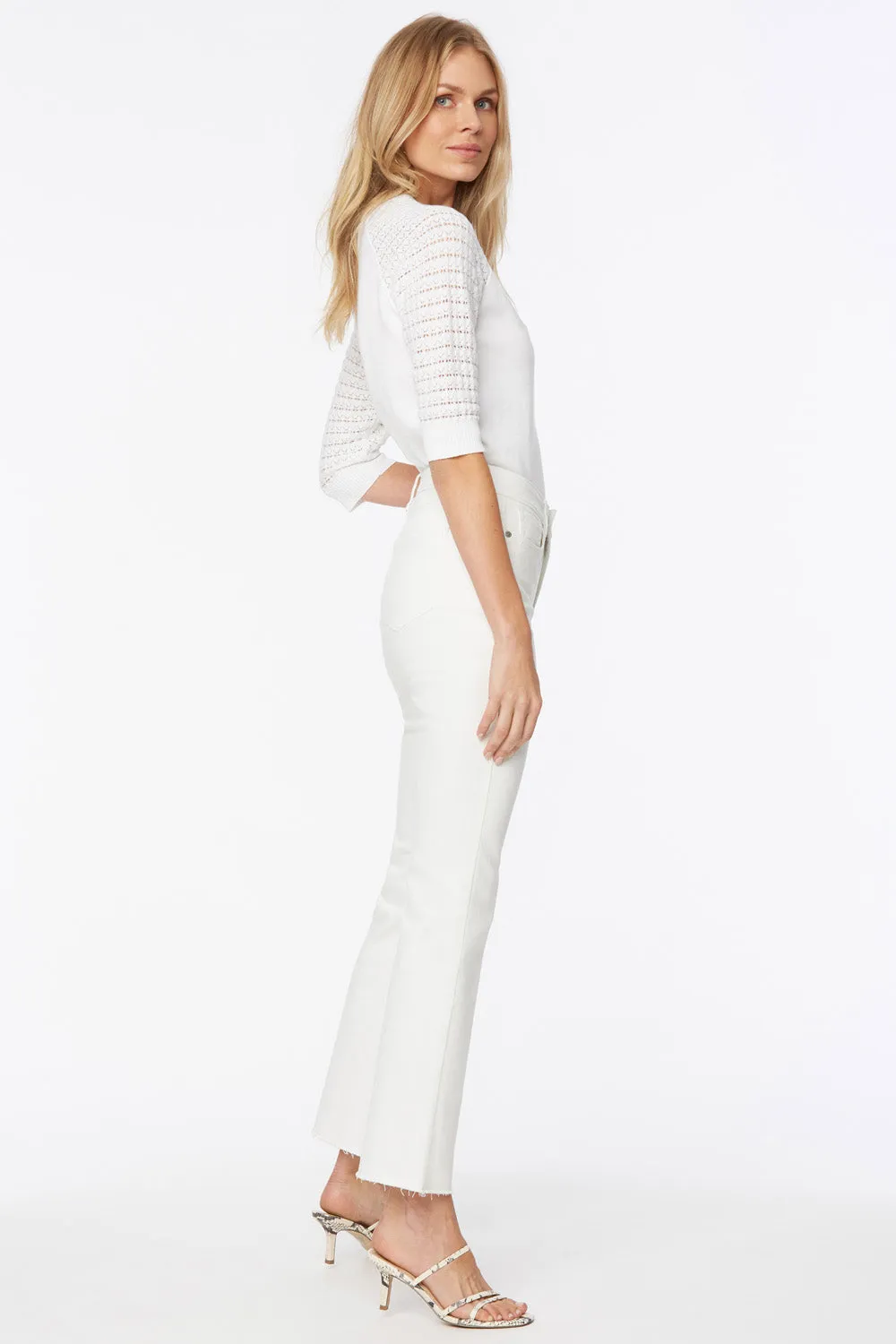 NYDJ Slim Bootcut Petite Jeans Optic White kühlend