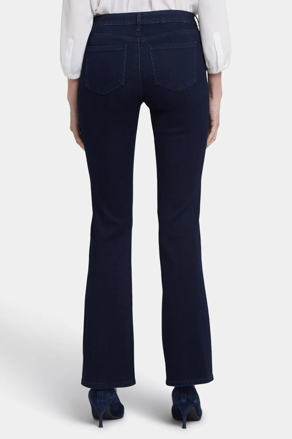 NYDJ Barbara Bootcut Jeans Dark Enzyme Blau