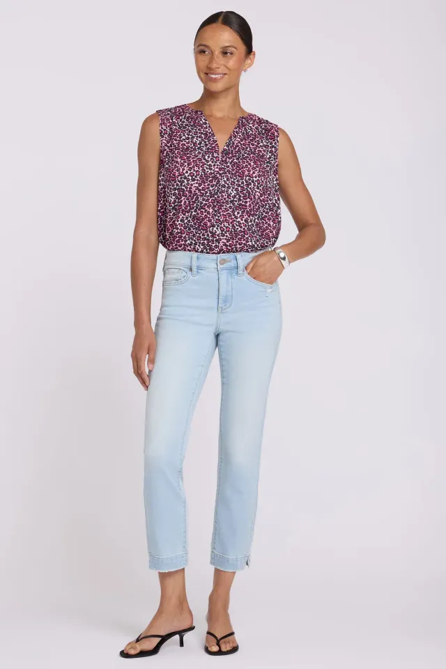 NYDJ Sheri Slim Straight Ankle Jeans Sky Valley