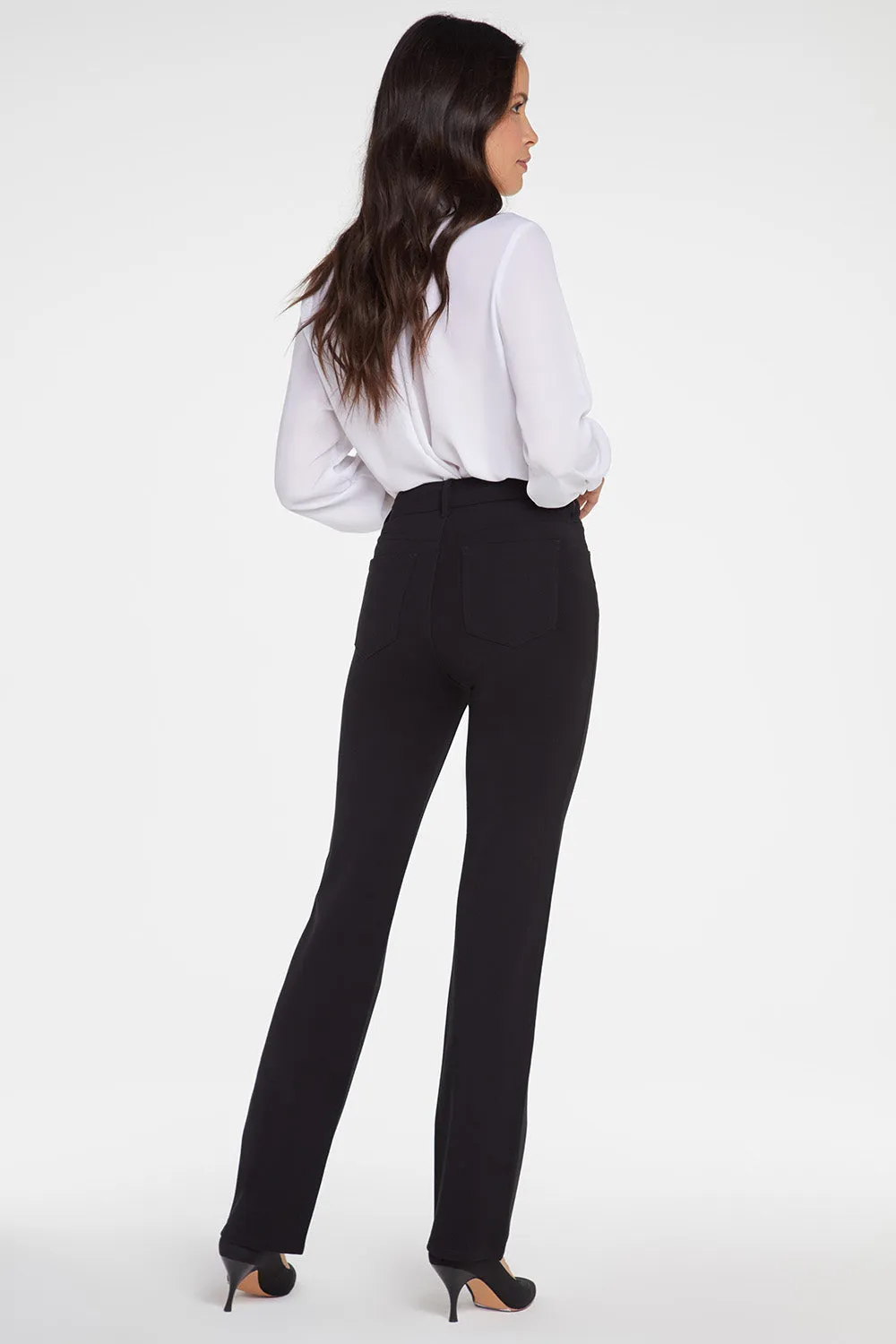 NYDJ Marilyn Straight Hose Schwarz formend