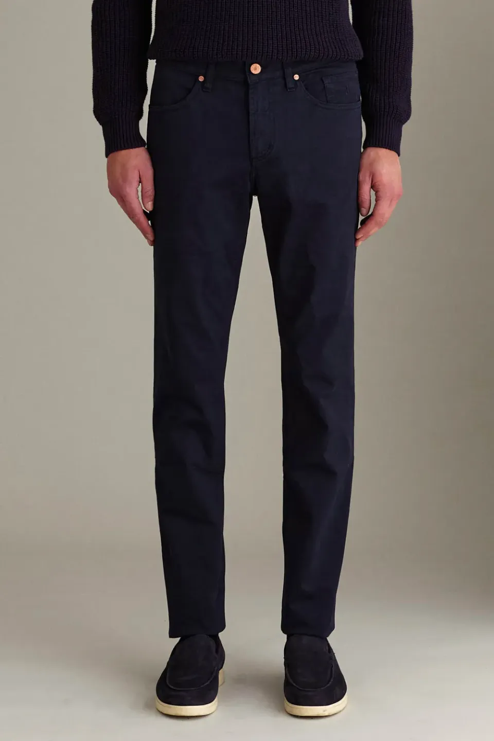 Jeckerson Jordan Hose Slim Fit dunkelblau Gabardine