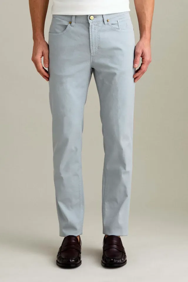 Jeckerson Jordan Hose Slim Fit zementgrau Baumwolle