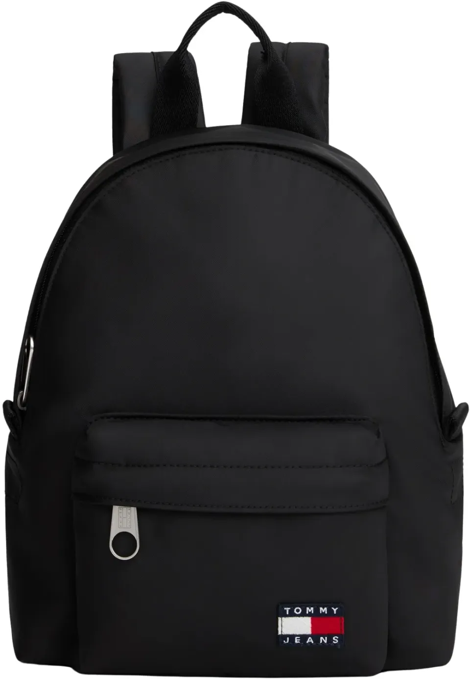 Tommy Jeans Daily Rucksack Schwarz mit Außentasche 22x29cm